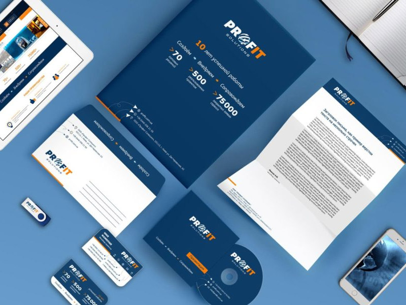 фирменный стиль it компании