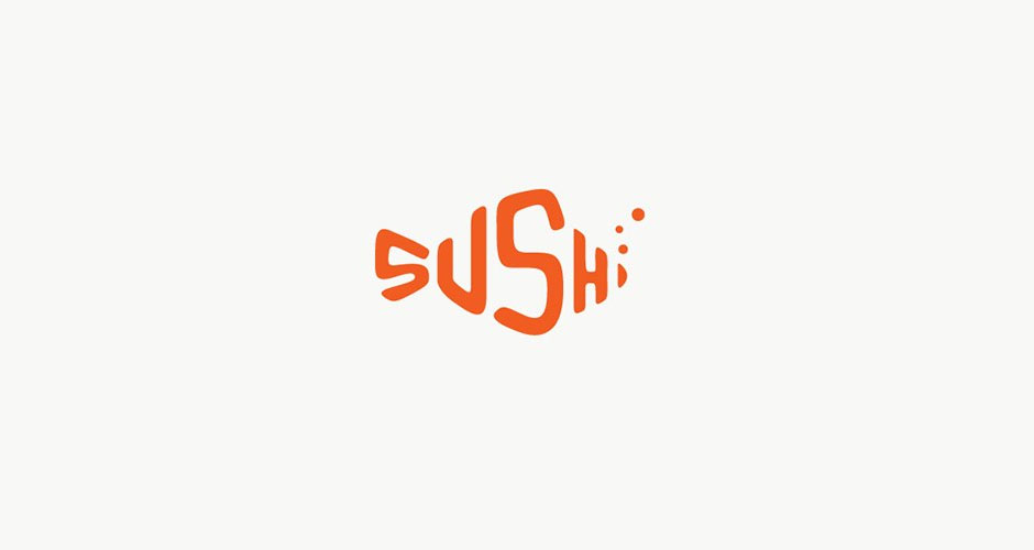 логотип для суши