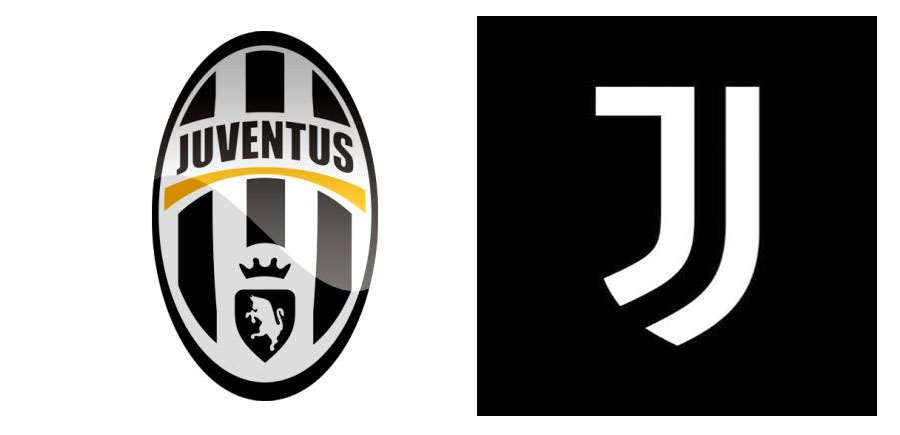 редизайн логотипа Ювентус