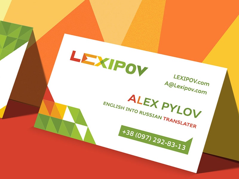 Дизайн логотипа для переводчика английского языка