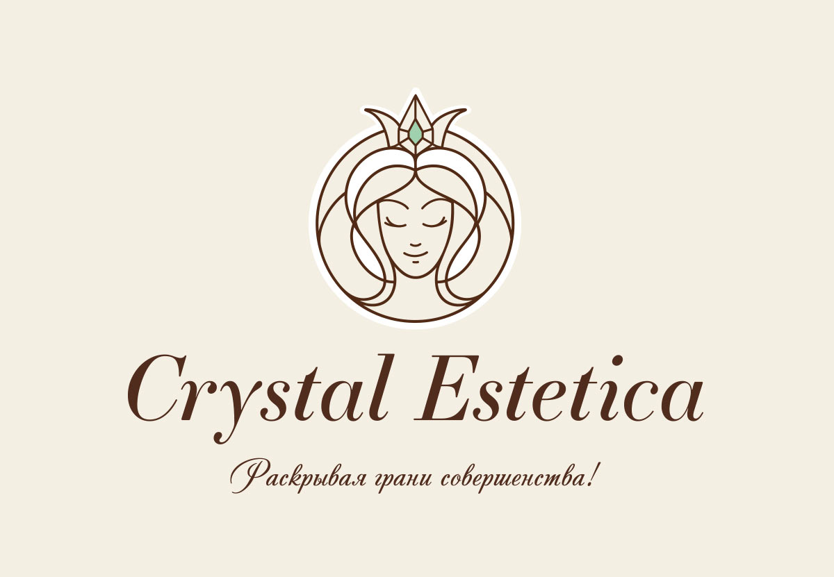 Логотип центра косметологии Crystal Estetica