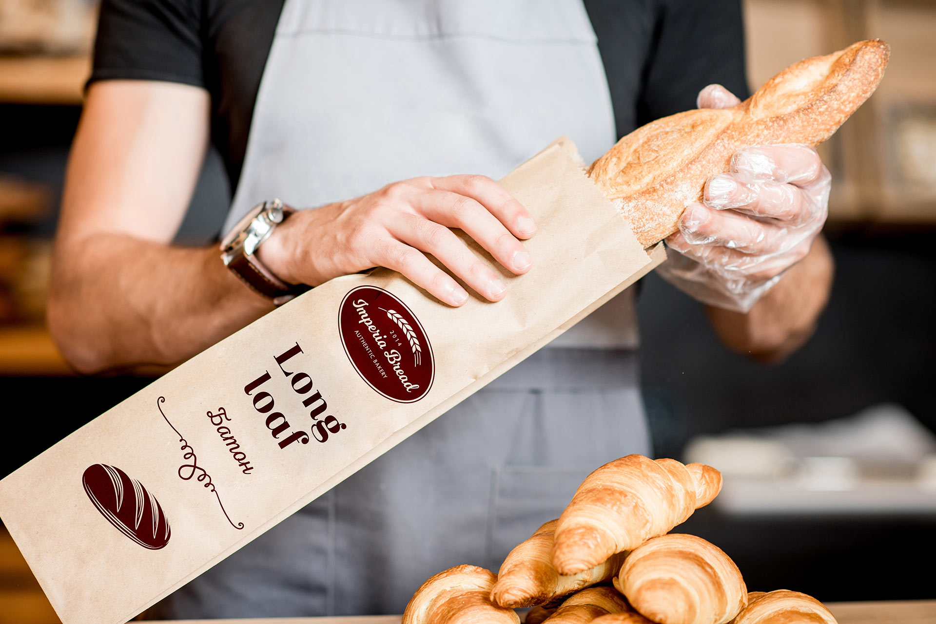 Дизайн упаковки для хлеба