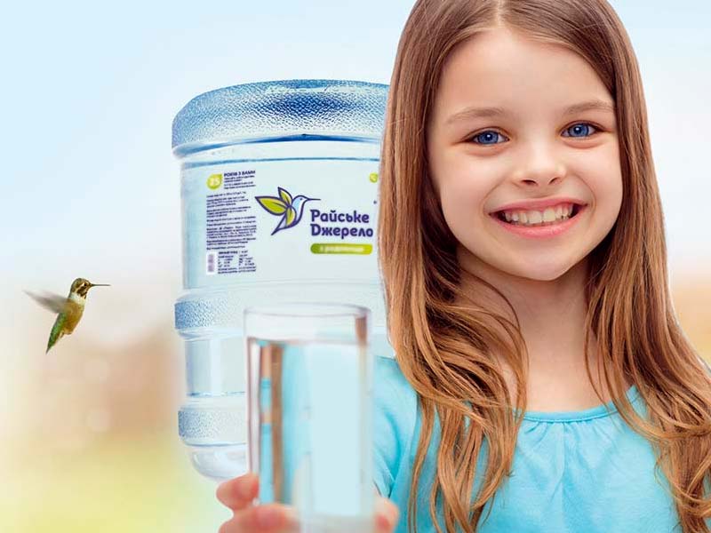 Райське Джерело брендинг производителя воды